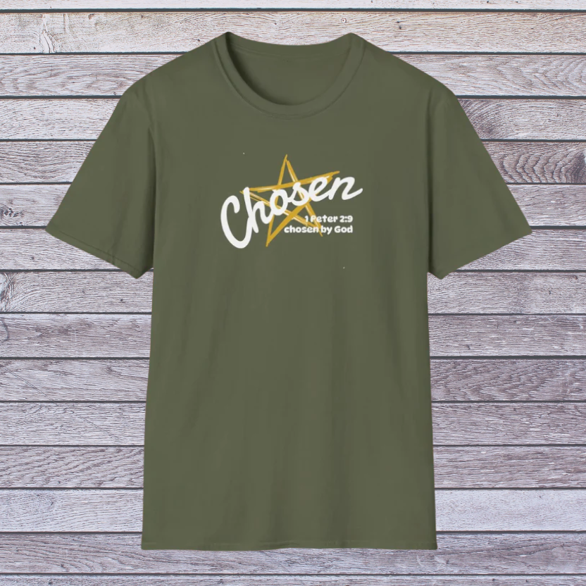 Chosen | Adult Unisex Softstyle Christian T-Shirt