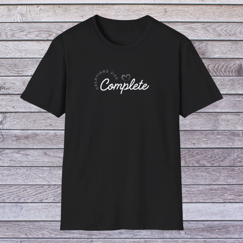 Complete in Christ | Adult Unisex Soft Style Christian T-Shirt