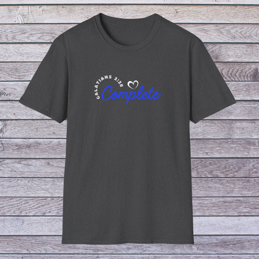 Complete in Christ | Adult Unisex Soft Style Christian T-Shirt