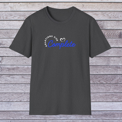 Complete in Christ | Adult Unisex Soft Style Christian T-Shirt
