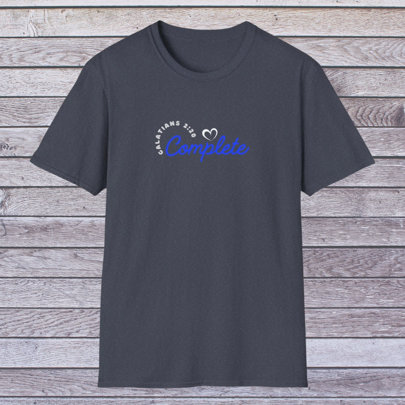 Complete in Christ | Adult Unisex Soft Style Christian T-Shirt