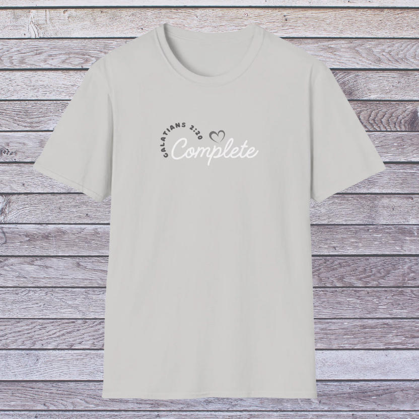 Complete in Christ | Adult Unisex Soft Style Christian T-Shirt