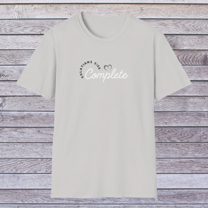 Complete in Christ | Adult Unisex Soft Style Christian T-Shirt