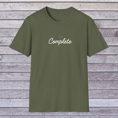 Complete in Christ | Adult Unisex Soft Style Christian T-Shirt