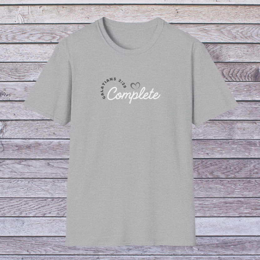 Complete in Christ | Adult Unisex Soft Style Christian T-Shirt