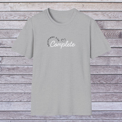 Complete in Christ | Adult Unisex Soft Style Christian T-Shirt