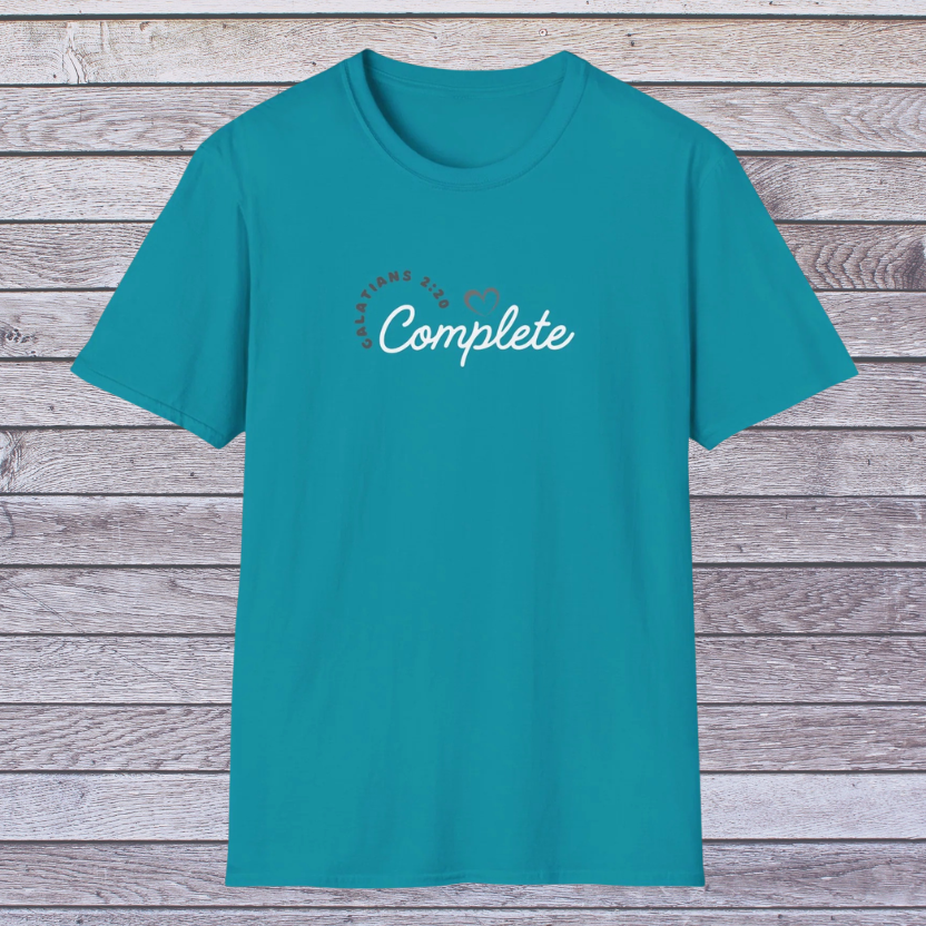 Complete in Christ | Adult Unisex Soft Style Christian T-Shirt