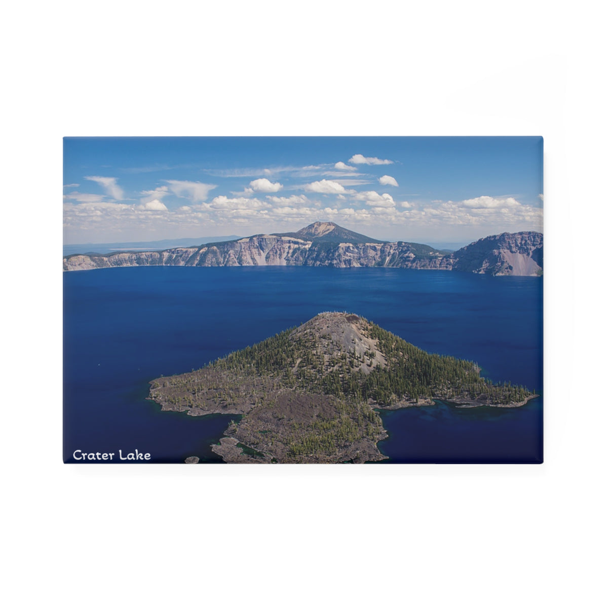 Crater Lake National Park | Rectangle magnet | Oregon Souvenir