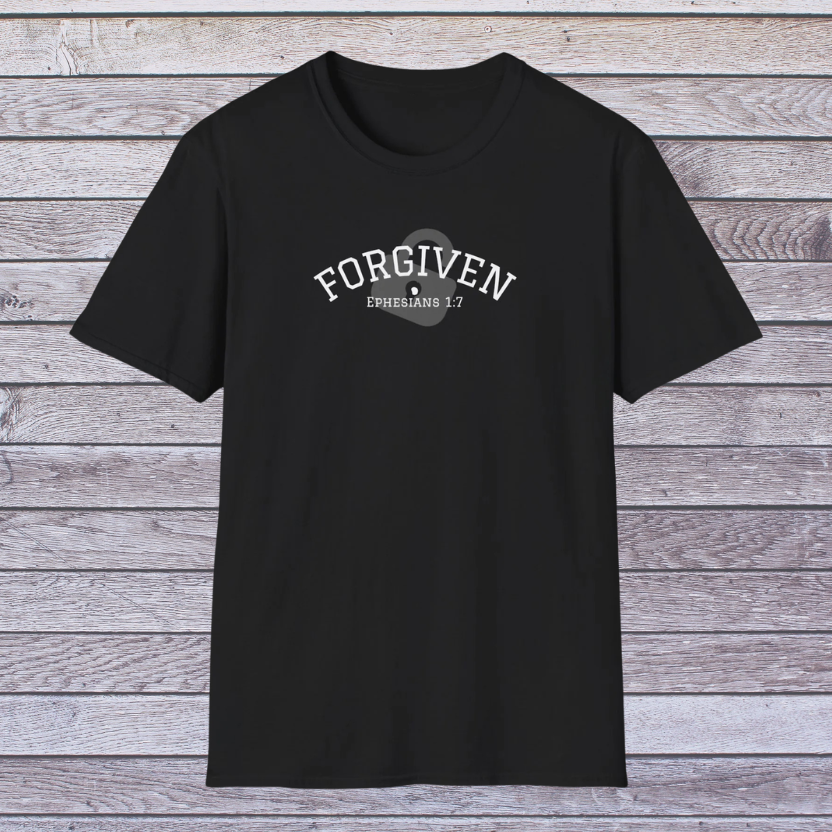 Forgiven | Adult Unisex Soft Style Christian T-Shirt