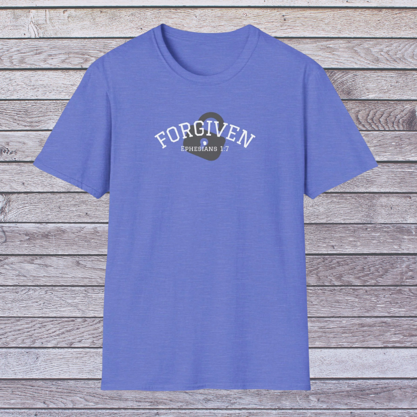 Forgiven | Adult Unisex Soft Style Christian T-Shirt