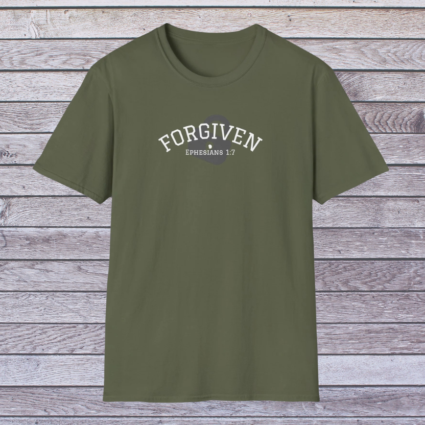 Forgiven | Adult Unisex Soft Style Christian T-Shirt