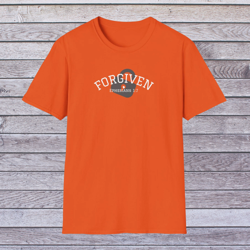 Forgiven | Adult Unisex Soft Style Christian T-Shirt
