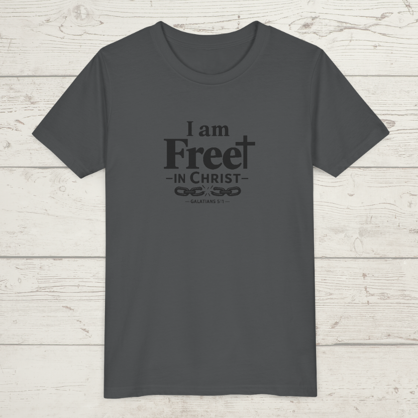 Free in Christ | Youth Christian T-Shirt