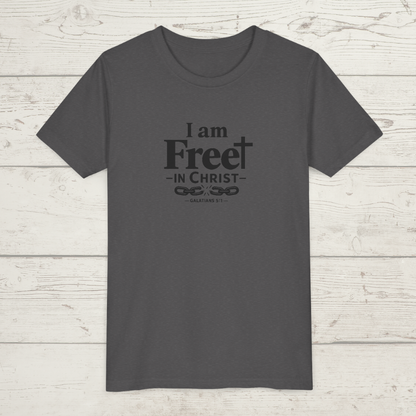 Free in Christ | Youth Christian T-Shirt