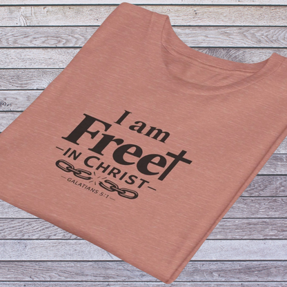 Free in Christ | Youth Christian T-Shirt