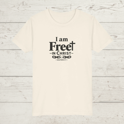 Free in Christ | Youth Christian T-Shirt