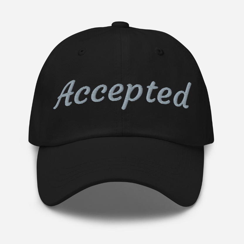 Accepted in Christ | Embroidered Christian Dad Cap