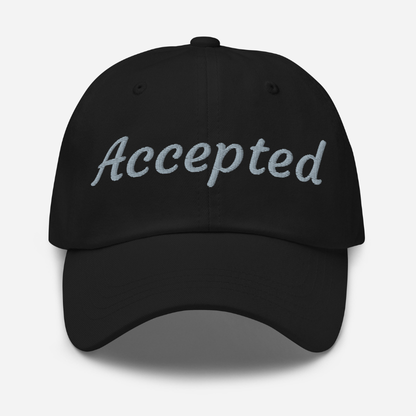 Accepted in Christ | Embroidered Christian Dad Cap