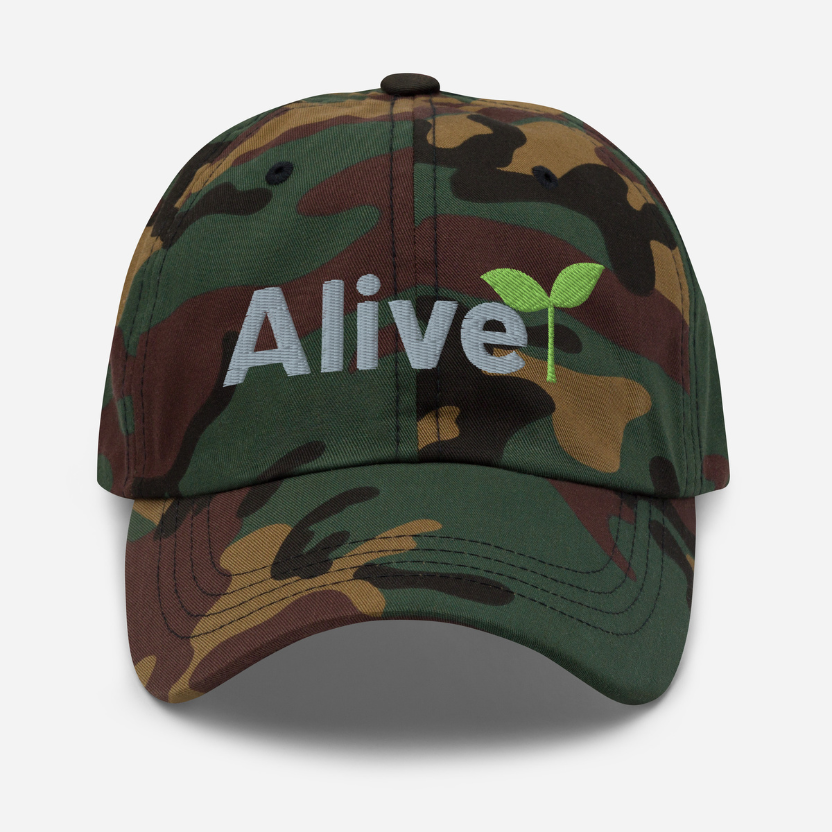 Alive in Christ | Embroidered Christian Dad Cap