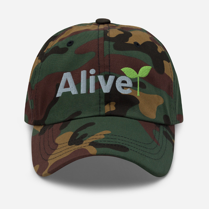 Alive in Christ | Embroidered Christian Dad Cap