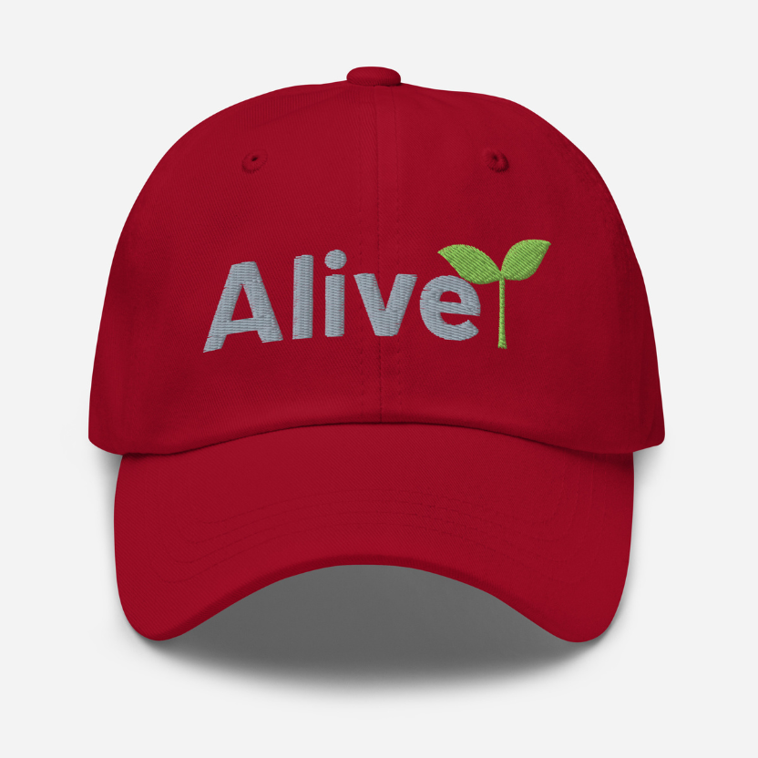 Alive in Christ | Embroidered Christian Dad Cap