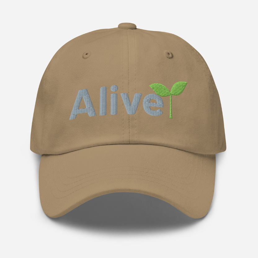 Alive in Christ | Embroidered Christian Dad Cap