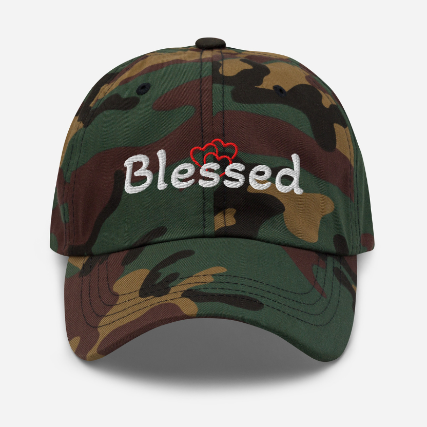 Blessed | Embroidered Christian Dad Cap