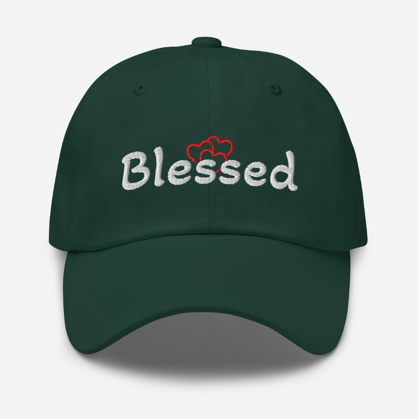 Blessed | Embroidered Christian Dad Cap