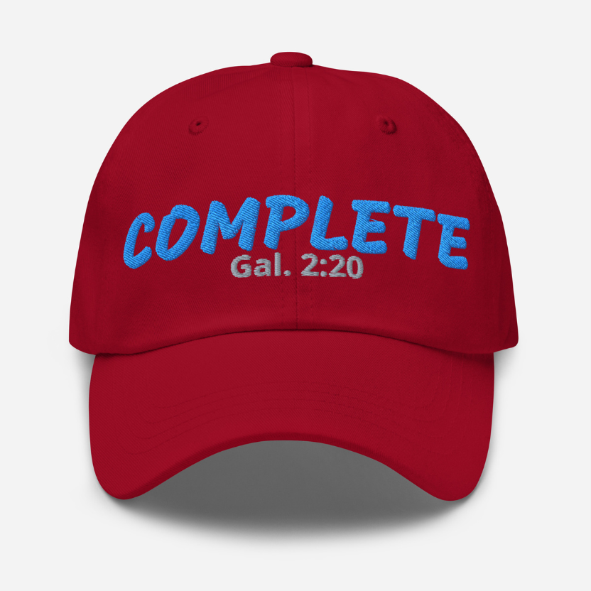 Complete in Christ | Embroidered Christian Dad Cap