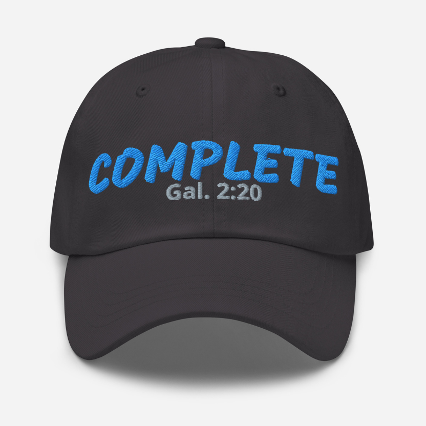 Complete in Christ | Embroidered Christian Dad Cap
