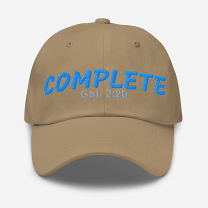 Complete in Christ | Embroidered Christian Dad Cap
