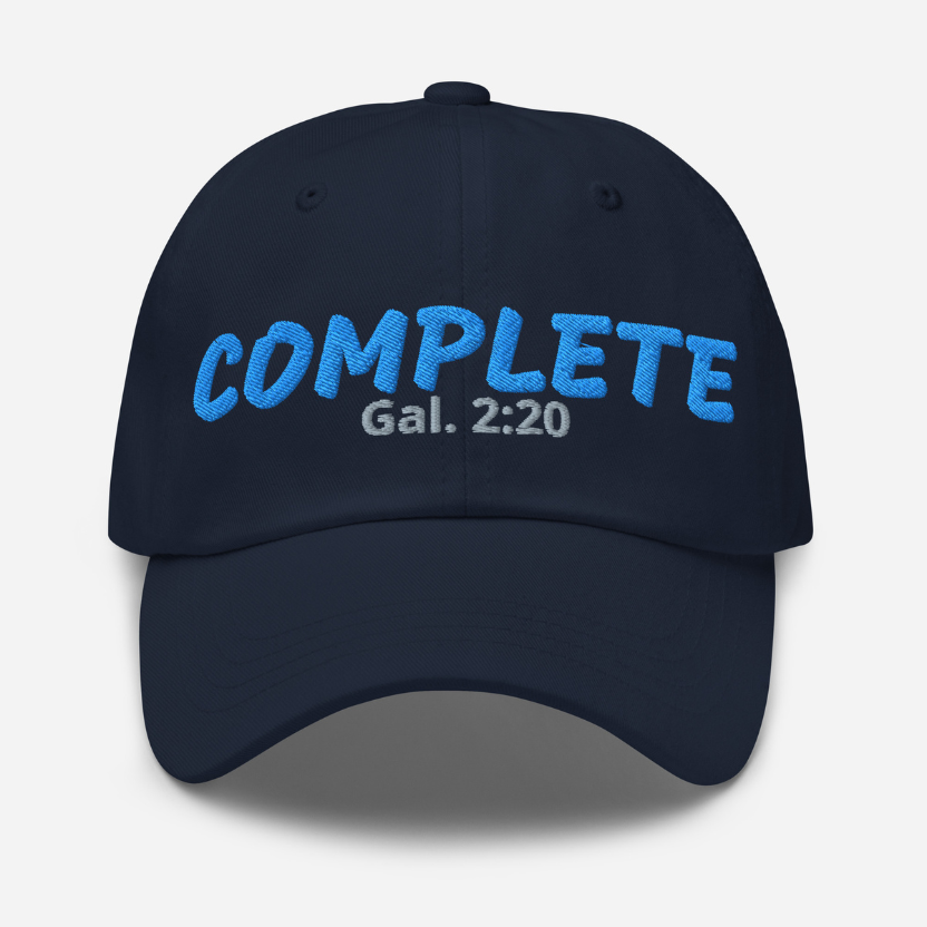 Complete in Christ | Embroidered Christian Dad Cap