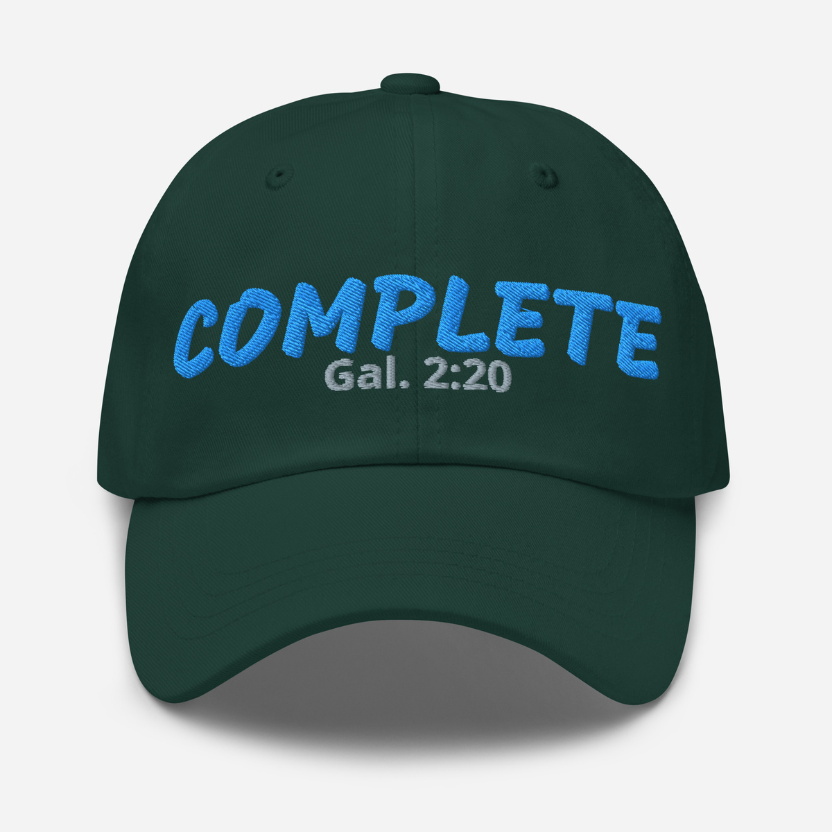 Complete in Christ | Embroidered Christian Dad Cap