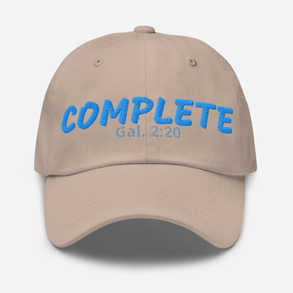 Complete in Christ | Embroidered Christian Dad Cap