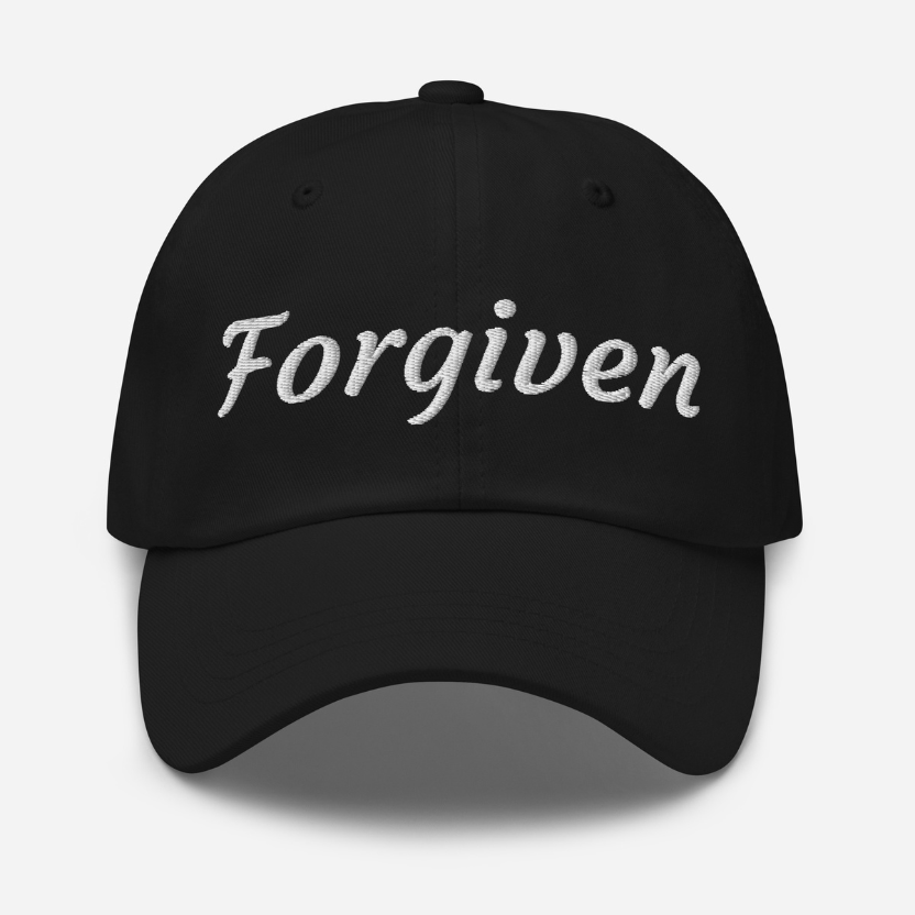 Forgiven | Embroidered Christian Dad Cap