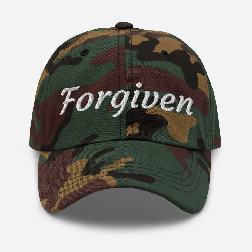 Forgiven | Embroidered Christian Dad Cap