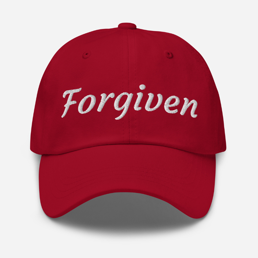 Forgiven | Embroidered Christian Dad Cap