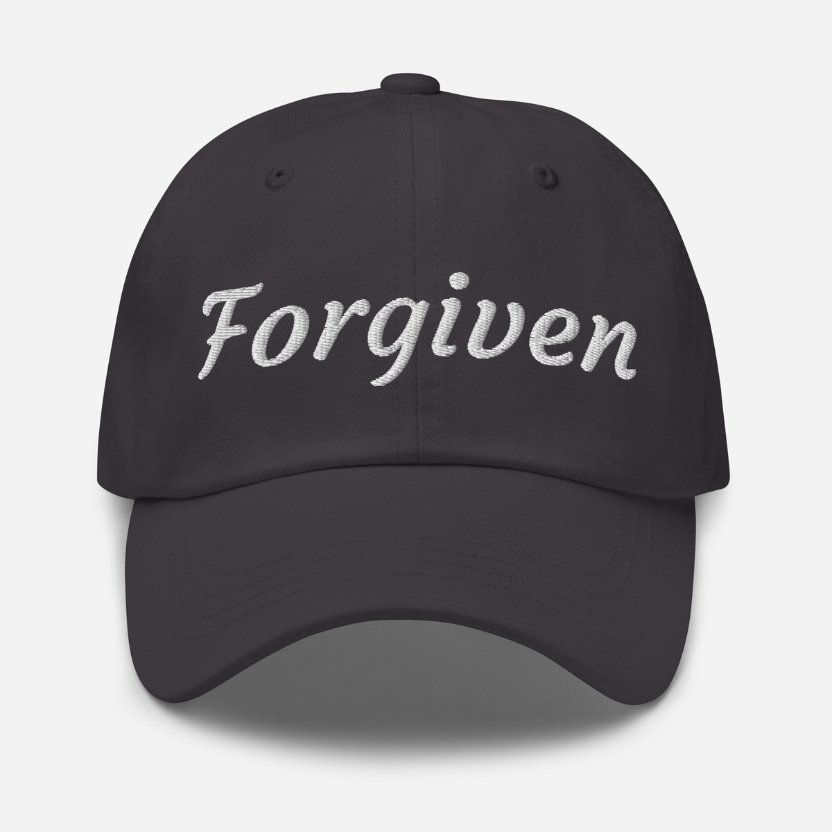 Forgiven | Embroidered Christian Dad Cap