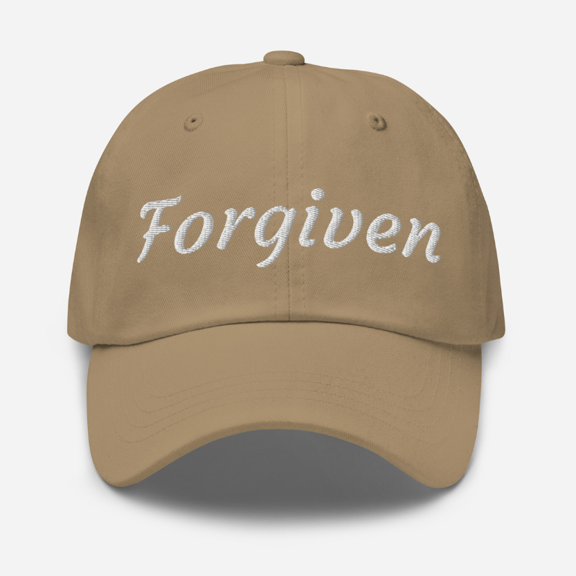 Forgiven | Embroidered Christian Dad Cap