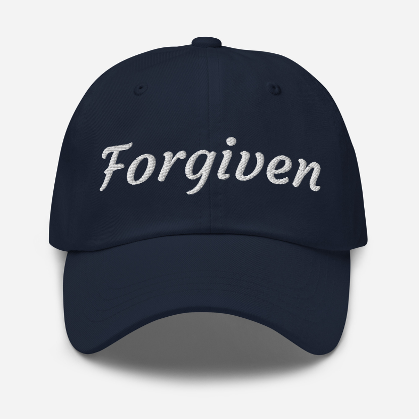 Forgiven | Embroidered Christian Dad Cap