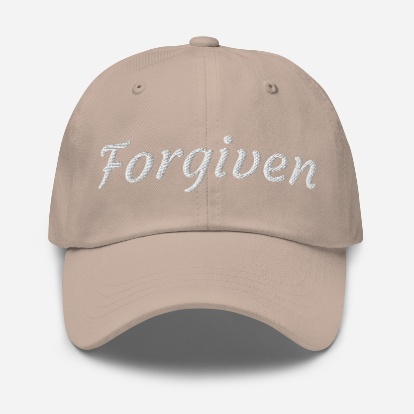 Forgiven | Embroidered Christian Dad Cap