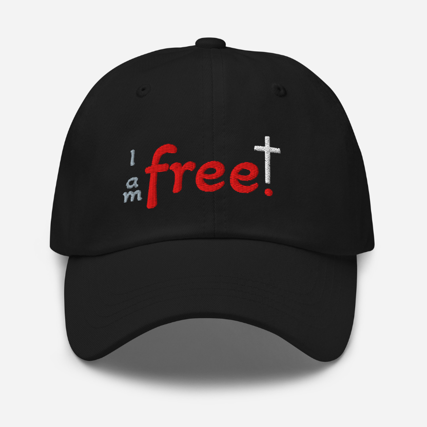 Free in Christ | Embroidered Christian Dad Cap