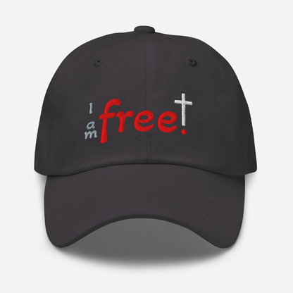 Free in Christ | Embroidered Christian Dad Cap