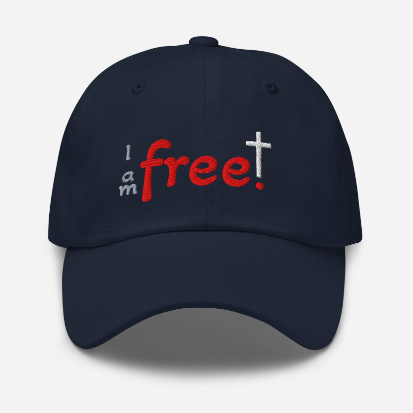 Free in Christ | Embroidered Christian Dad Cap