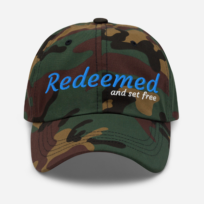 Redeemed | Embroidered Christian Dad Cap