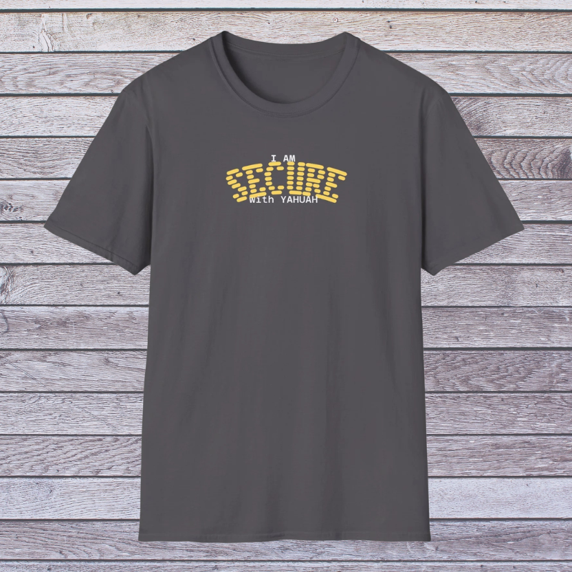Secure in Christ |Adult Unisex Soft Style Christian T-Shirt