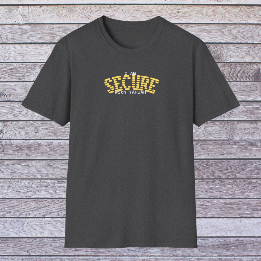 Secure in Christ |Adult Unisex Soft Style Christian T-Shirt