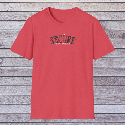 Secure in Christ |Adult Unisex Soft Style Christian T-Shirt