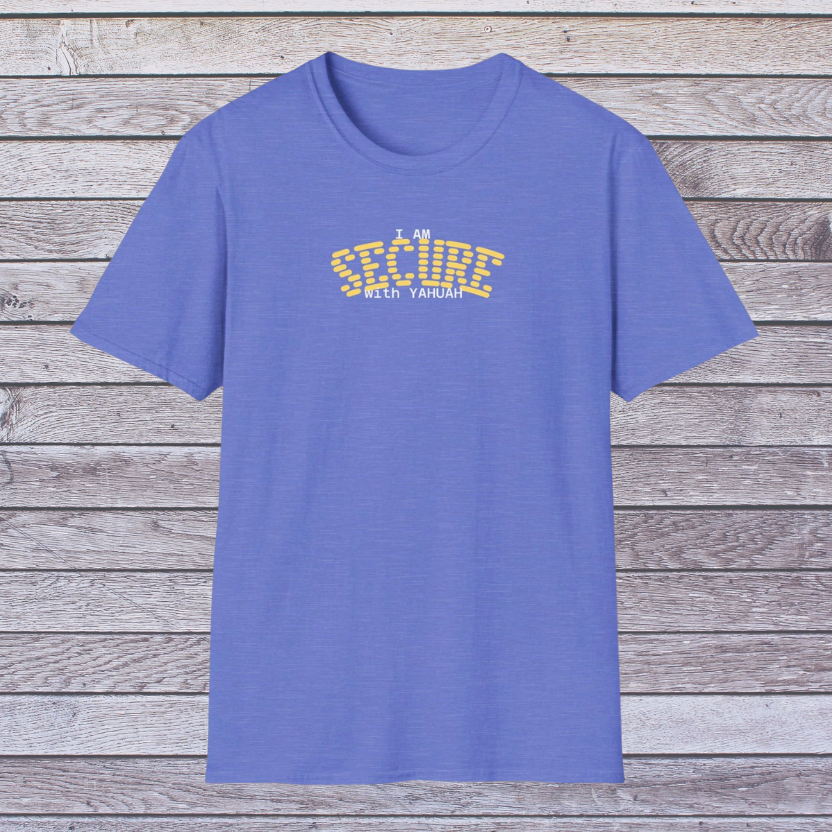 Secure in Christ |Adult Unisex Soft Style Christian T-Shirt