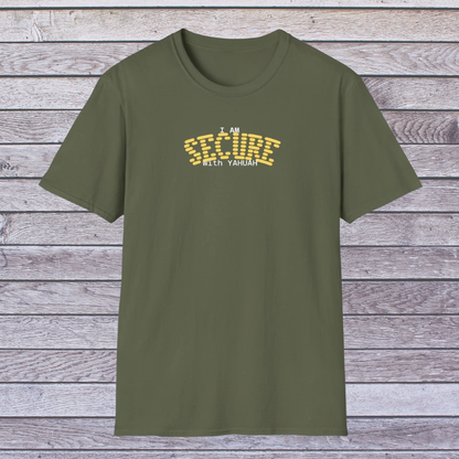 Secure in Christ |Adult Unisex Soft Style Christian T-Shirt